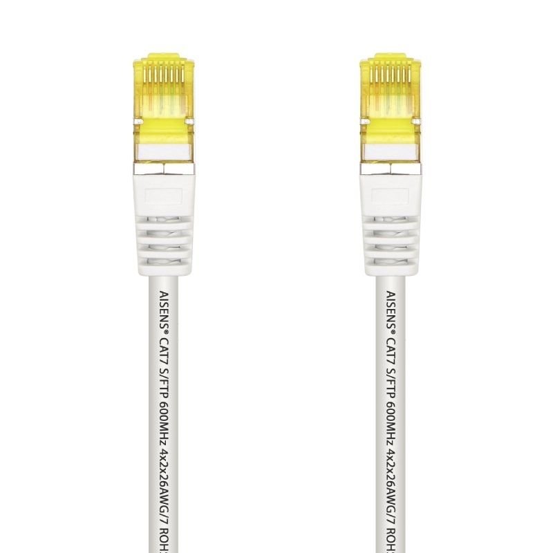 Cable de Red RJ45 SFTP Aisens A146-0488 Cat.7/ 25cm/ Blanco