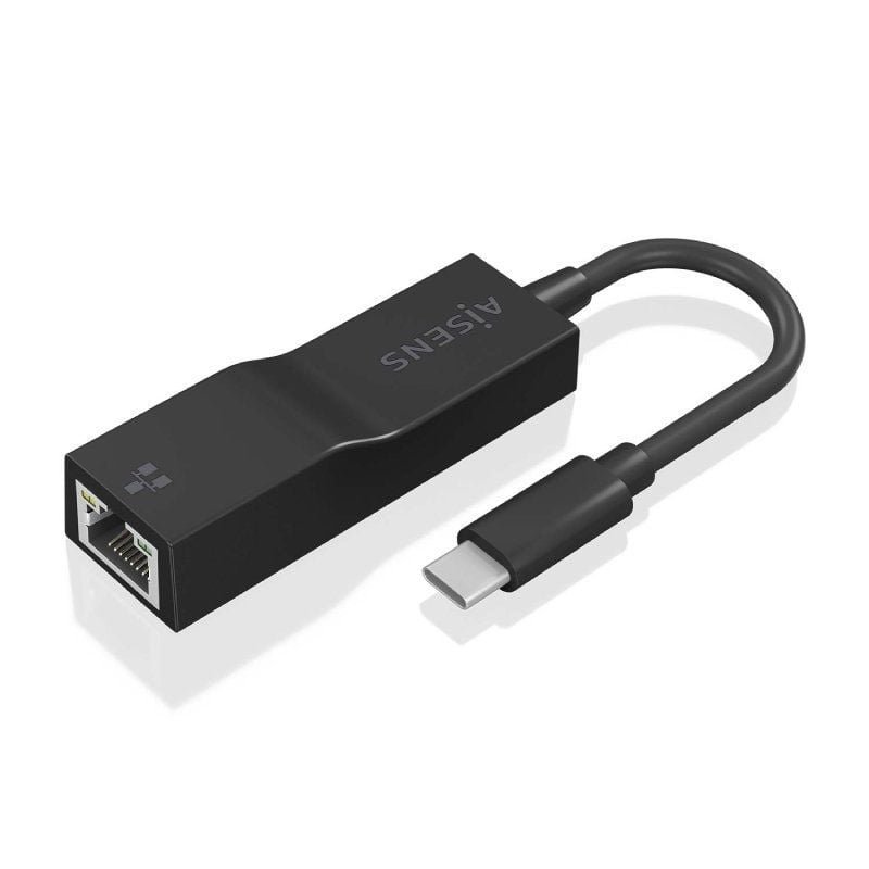 Adaptador USB Tipo-C - RJ45 Aisens A106-0765/ 1000Mbps