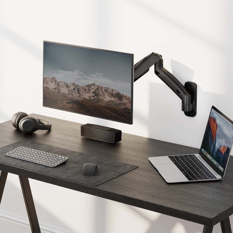 Soporte de Pared con Contrapeso para Monitor y TV Aisens WT32TSR-223/ Giratorio/ Inclinable/ hasta 9kg