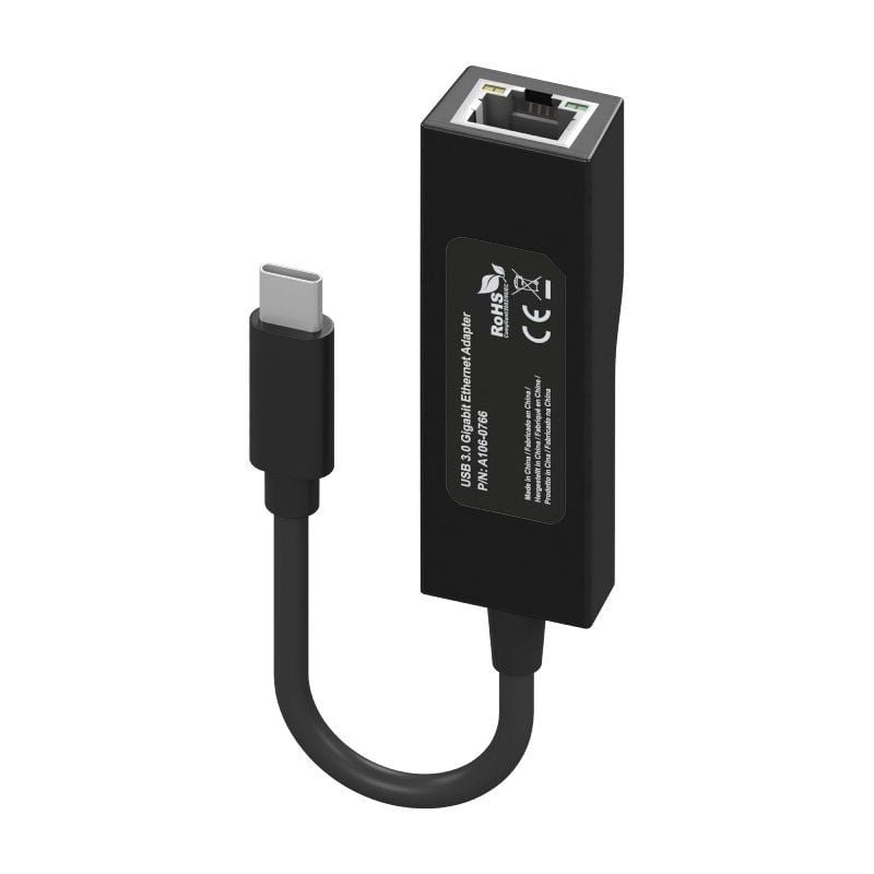 Adaptador USB Tipo-C - RJ45 Aisens A106-0765/ 1000Mbps