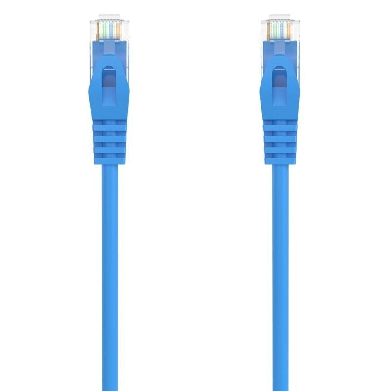 Cable de Red RJ45 AWG24 UTP Aisens A145-0570 Cat.6A/ LSZH/ 25cm/ Azul