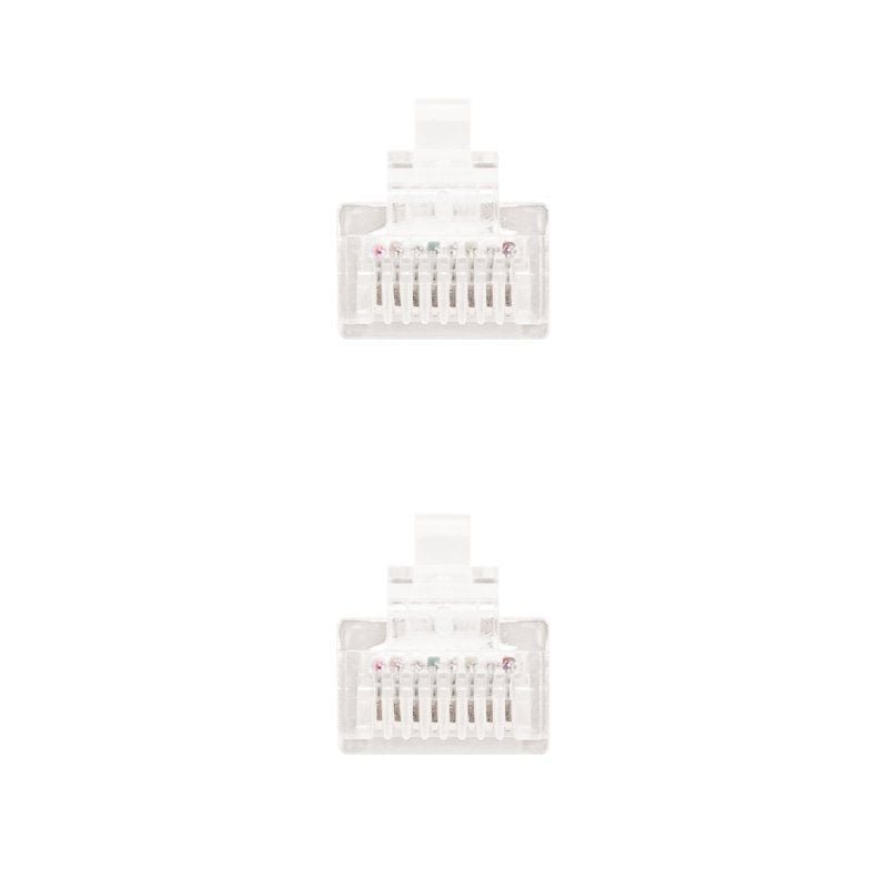 Cable de Red RJ45 UTP Nanocable 10.20.0400-L25-W Cat.6/ 25cm/ Blanco