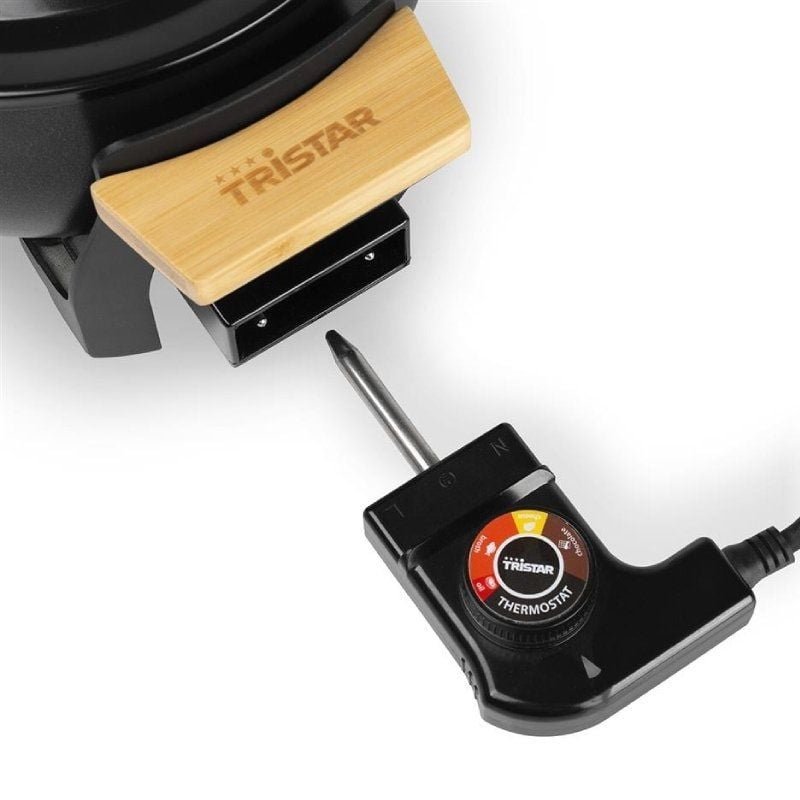 Fondue Eléctrica Tristar FO-1108/ 1000W/ 8 Tenedores