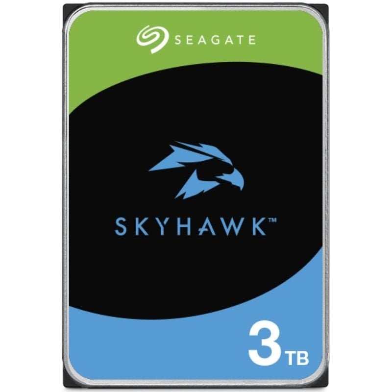 Disco Duro Seagate SkyHawk 3TB/ 3.5"/ SATA III/ 256MB