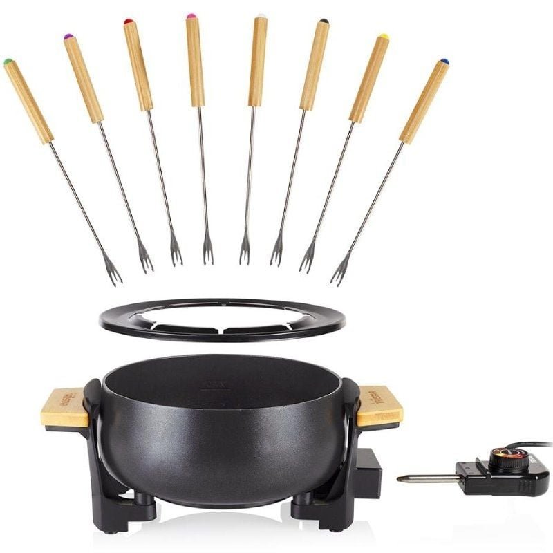 Fondue Eléctrica Tristar FO-1108/ 1000W/ 8 Tenedores