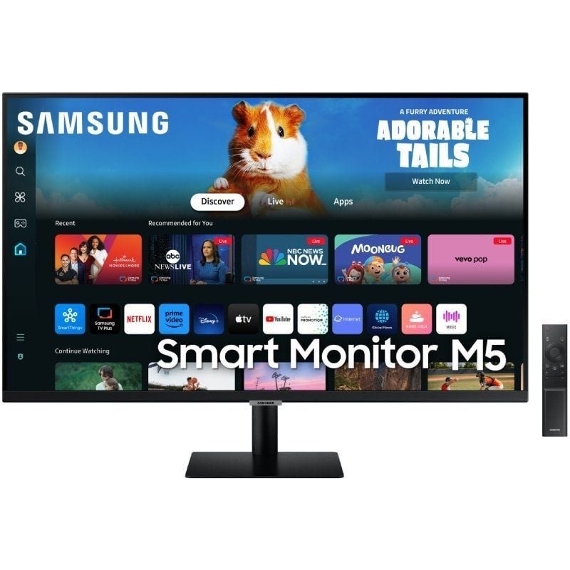 Smart Monitor Samsung M5 S32DM502EU 32"/ Full HD/ Smart TV/ Multimedia/ Negro