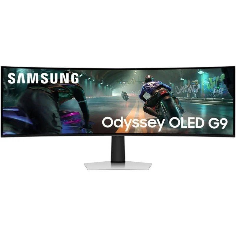 Monitor Ultraparonamico Curvo Gaming Samsung Odyssey OLED G9 G91SD S49DG910SU 49"/ Dual QHD/ Multimedia/ 0.03ms/ 144Hz/ OLED/ Regulable en altura
