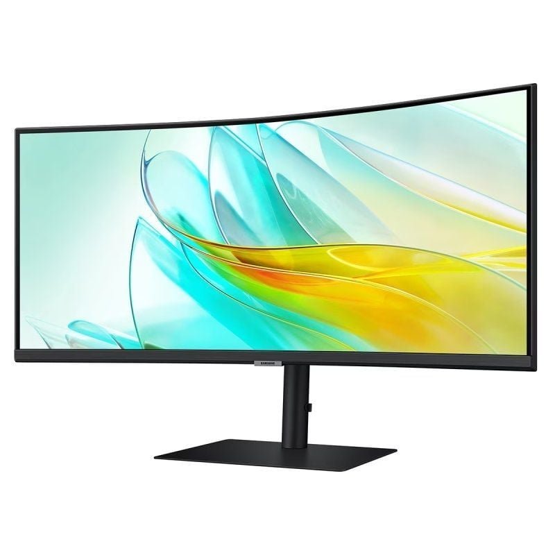 Monitor Profesional Ultraparonámico Curvo Samsung ViewFinity S6 S34C652UAU 34"/ UWQHD/ Multimedia/ Regulable en Altura/ Negro