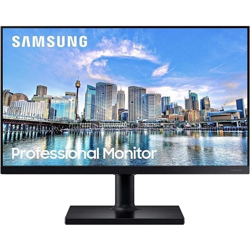 Monitor Profesional Samsung LF27T450FZU 27"/ Full HD/ Multimedia/ Regulable en altura/ Negro