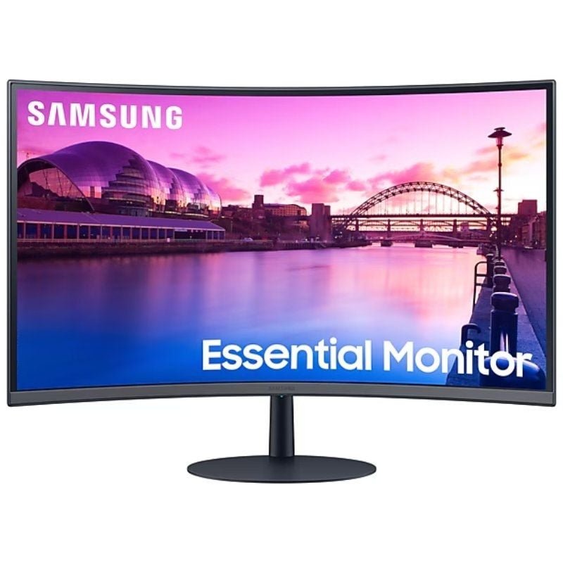 Monitor Profesional Curvo Samsung Essential Monitor S39C S27C390EAU/ 27"/ Full HD/ Multimedia/ Negro