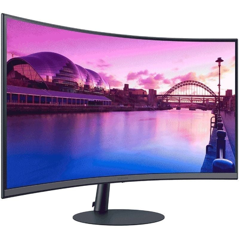 Monitor Profesional Curvo Samsung Essential Monitor S3 S39C S32C390EAU/ 32"/ Full HD/ Multimedia/ Negro