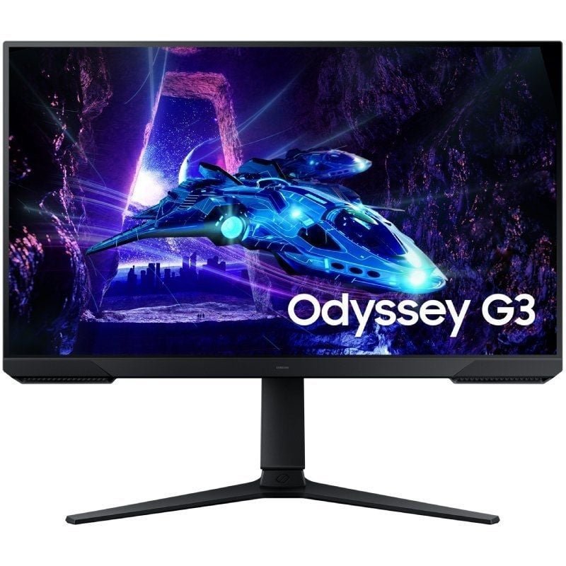 Monitor Gaming Samsung Odyssey G3 S27DG304EU 27"/ Full HD/ 1ms/ 180Hz/ VA/ Regulable en altura/ Negro