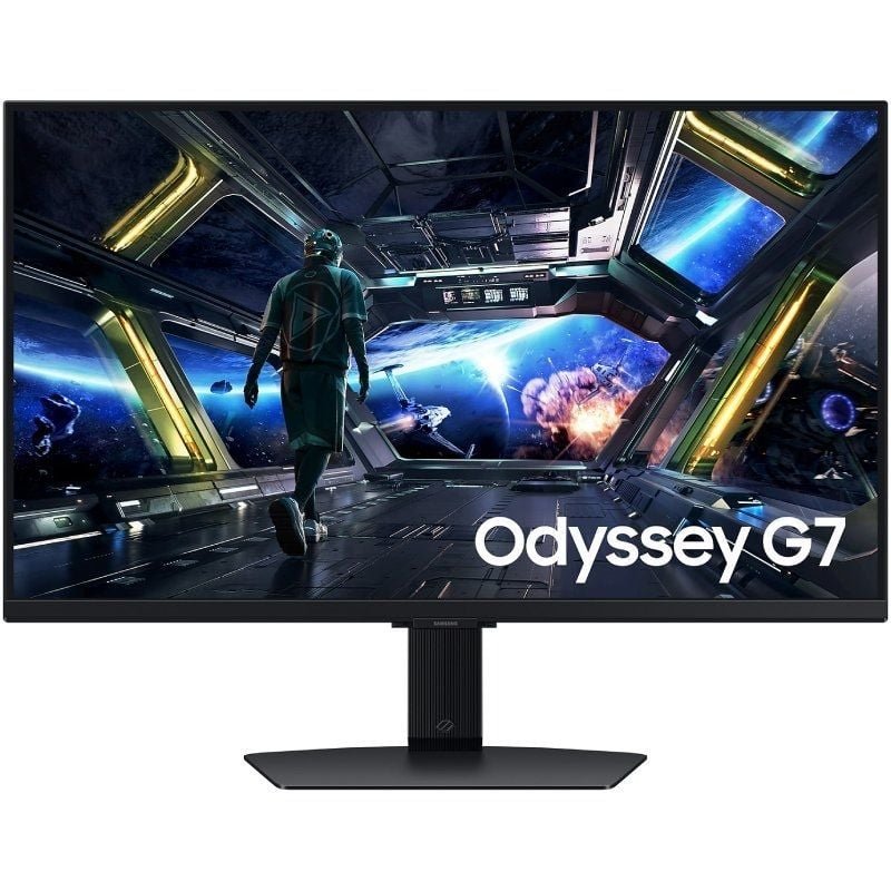 Smart Monitor Gaming Samsung Odyssey G7 G70D S27DG702EU 27"/ 4K/ 1ms/ 144Hz/ IPS/ Multimedia/ Regulable en altura/ Smart TV/ Negro
