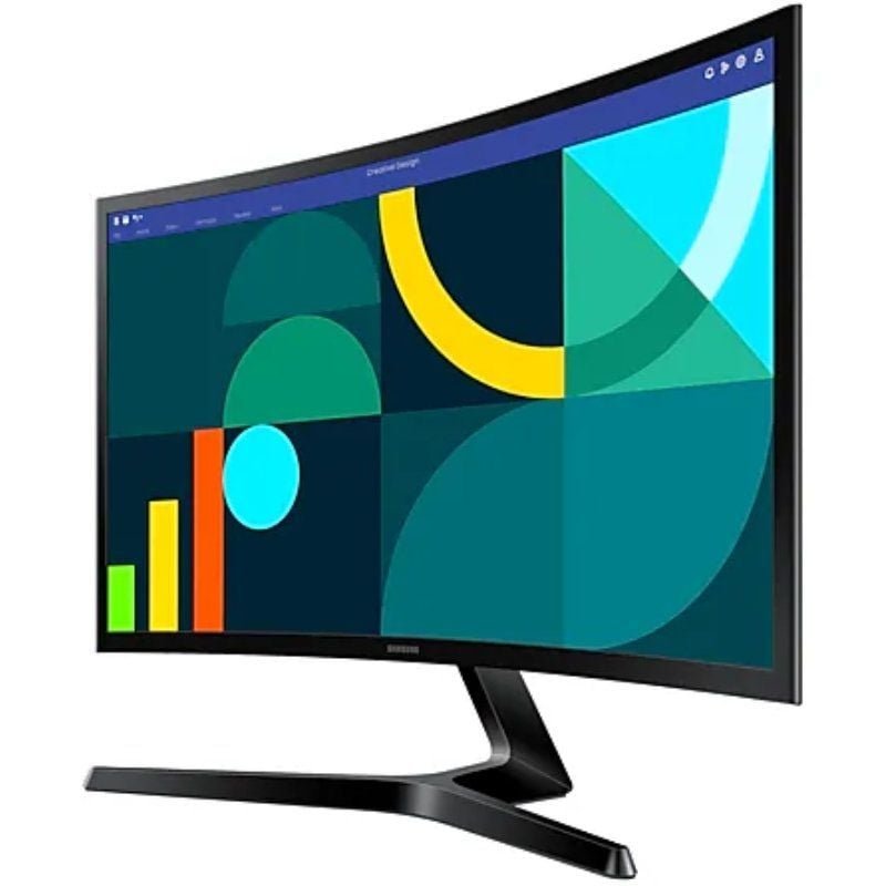 Monitor Curvo Samsung Essential Monitor S3 S27D366GAU/ 27"/ Full HD/ Negro