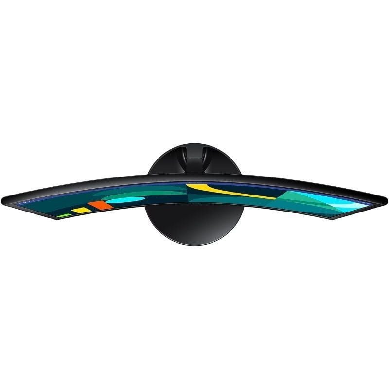 Monitor Profesional Curvo Samsung Essential Monitor S3 S36GD S24D364GAU/ 24"/ Full HD/ Negro