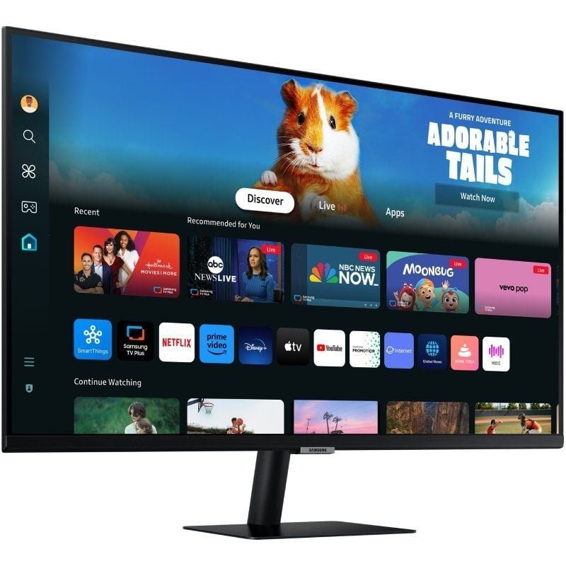 Smart Monitor Samsung M5 S32DM502EU 32"/ Full HD/ Smart TV/ Multimedia/ Negro